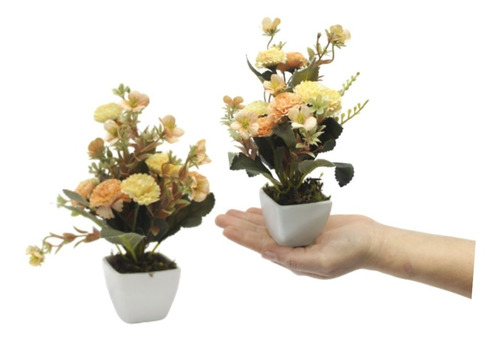 2 (dois) Arranjos Mini Flores Artificiais Lembrancinha Le02 | MercadoLivre
