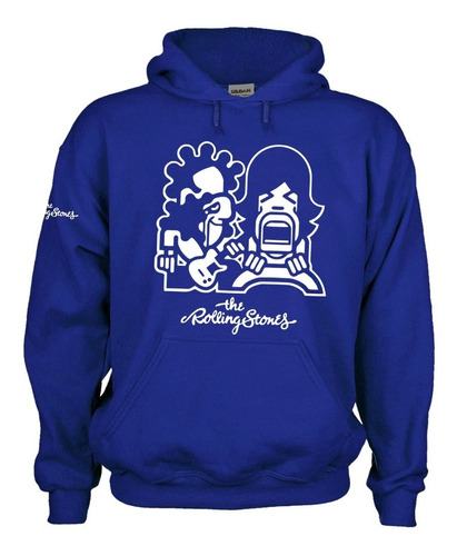 Sudadera Capucha Banda Rolling Stones Caricatura Msi Toons