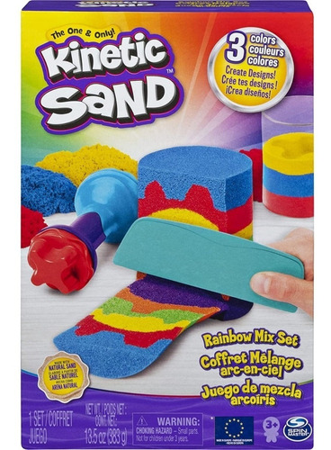 Kinetic Sand Arena Cinética Rainbow Mix Set