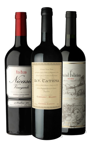 Vino Dv Catena Cabernet / Malbec + Saint Felicien + Nicasia