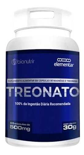 Magnésio Treonato 500mg (60 Caps)