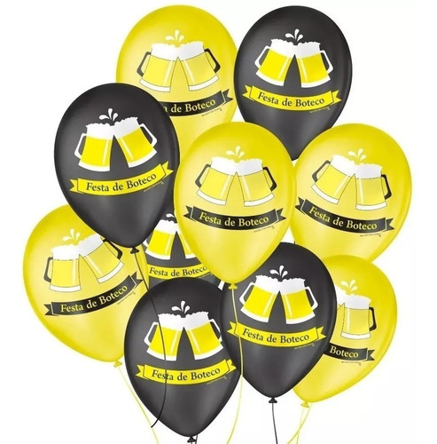Balão Bexiga Festa Aniversario De Boteco - N°9