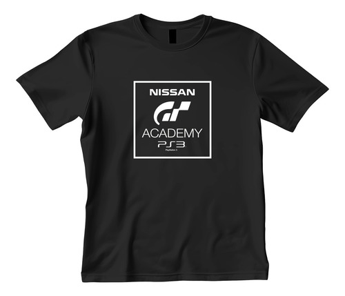 Polera Algodón Estampada Vinilo Textil Nissan Academy