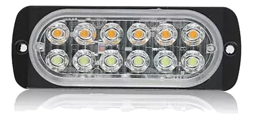 Foco Neblinero Estroboscopico 12-24v Ultrafino 12 Led