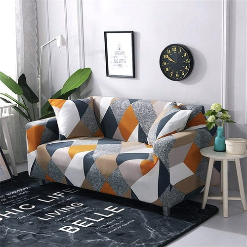 Protector Funda Elastica Para Sofa Cama Sillon Cover 4 Plaza