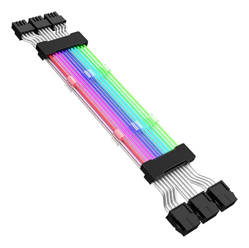 Zya Cable Pcie Cables Gpu Extensión De Cable Rgb Negro
