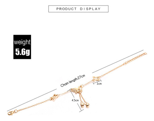Yc Pulsera Tobillera Para Mujer, Joyería Para Pies De Playa