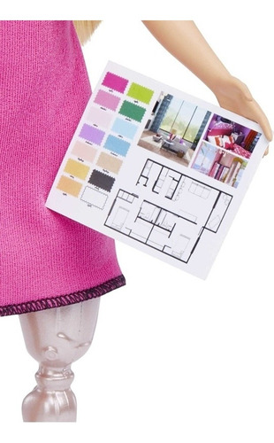 Barbie Profesiones Muñeca Diseñadora De Interiores