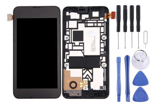 Pantalla Lcd Negra+panel Táctil Con Marco Para Nokia Lumia 5