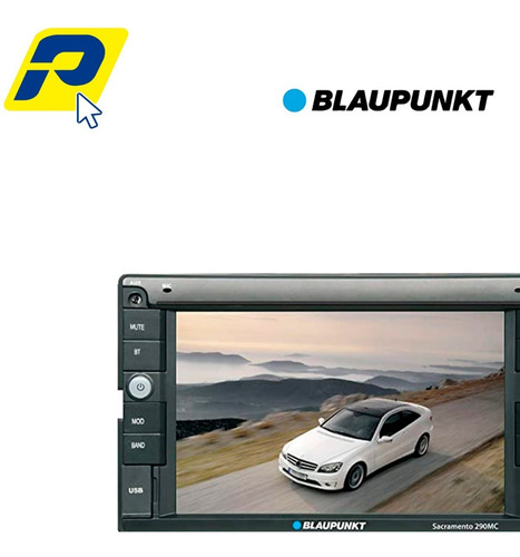 Imagen 2 de 7 de Radio Blaupunkt Sacramento 290mc 2din Usb Bluetooth 6.2 PuLG