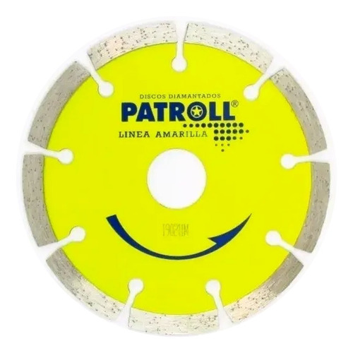 Disco Diamantado Segmentado 115mm Patroll Pys-4.5 L Amarilla