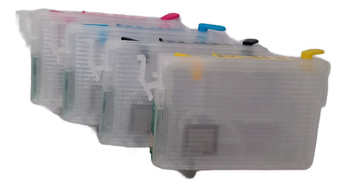 Juego 4 Cartucho Recargable Wf630, Wf3520 Wf545 Wf645 Vacio