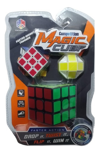 Cubo Mágico Set X 3 Blister Cerrado Excelente Calidad Envios