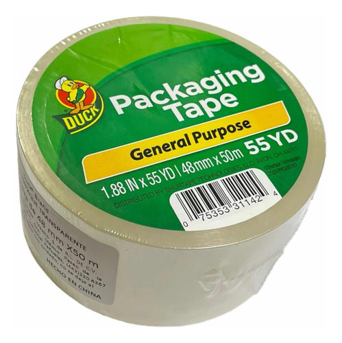 Cinta Para Empaque Duck Pro Packing Tape Premium 48mm X 50m