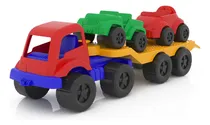 Comprar Super Camion Con Trailer + 2 Autos Carrera Juguete Jugar Color No aplica Personaje Ninguno