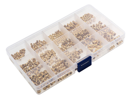 Juego Tuercas Insertadas 330pcs Cobre M2/m3/m4/m5 Laton Ranc