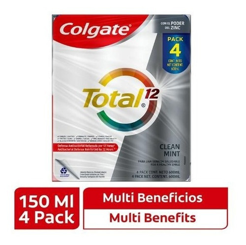 Crema Colgate Total Clean X4 -