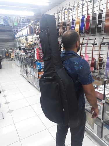Imagem 6 de 9 de Capa De Violão Clássico Acolchoada Modelo Luxo Case Bag
