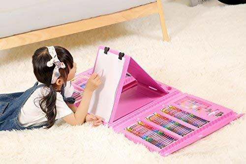 H & B Kids Art Supplies 208 Piezas De Pintura Y Dibujo Case,