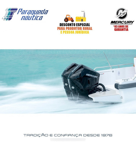 Imagem 7 de 10 de Motor De Popa Mercury 4 Tempos 200hp L Efi V6 Dts Preto