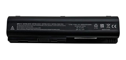 Bateria Para Notebook Hp Pavilion Dv5t-1200s 4000 Mah Preto