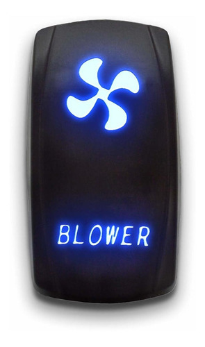 Blower Blue Stark 5-pin Laser Etched Led Rocker Switch Dual 