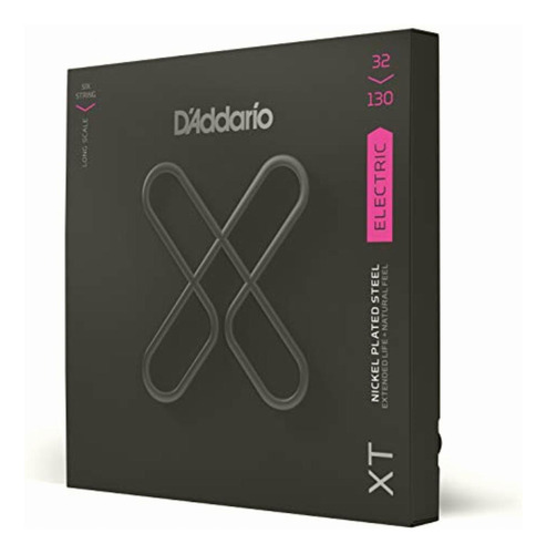 D'addario Xtb32130, Xt Bass Nickel Plated Steel, Regular