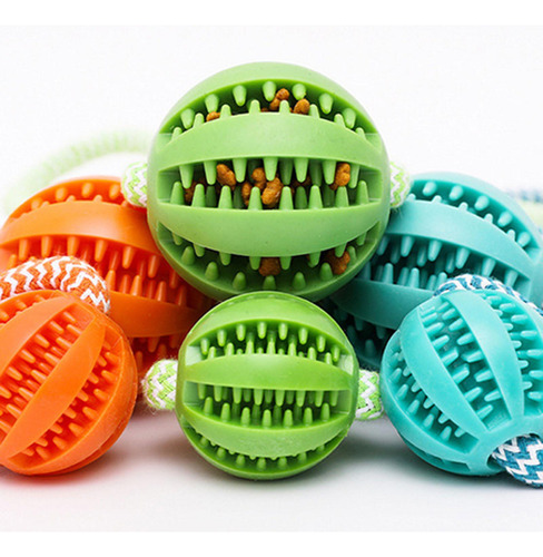 2 Juguete Para Perros Con Pelota Y Cuerda Para Bola De 5cm
