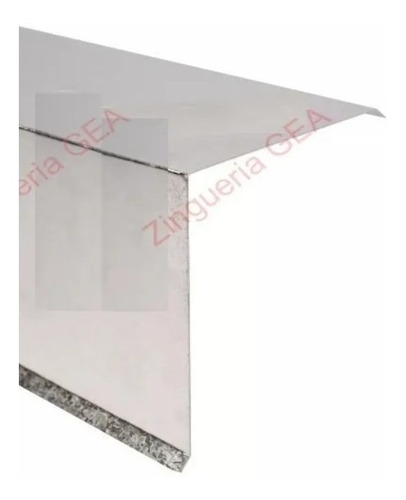 Zingueria Babeta L 15x15 Techo Chapa C30 Tramos De 1 Metro