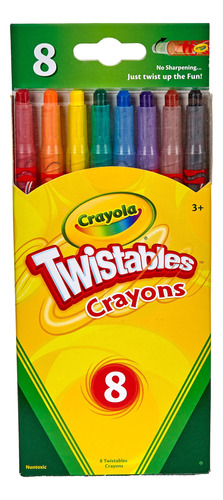 Crayon Crayola Giratorio Unidad Variado