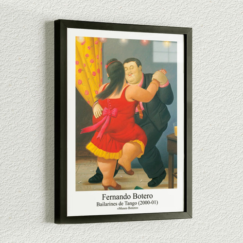 Cuadro 60x40 Arte - Botero - Bailarines De Tango