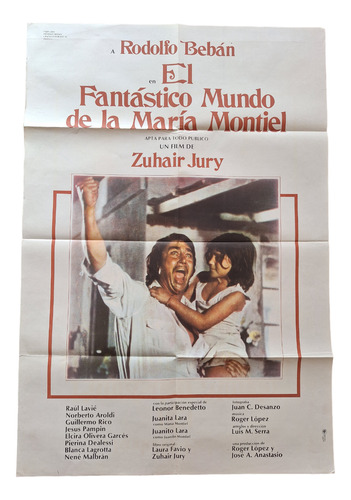 Afiche Cine Argentino El Fantástico Mundo De María Montiel *