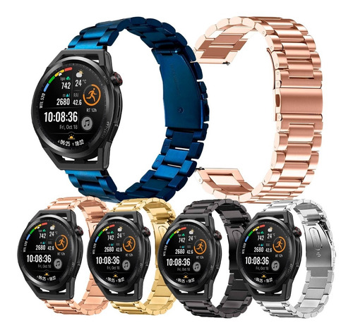 Correa De Acero Compatible Con Huawei Watch Gt Runner