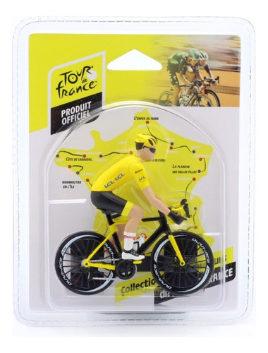 Ciclista Bicicleta Tour De Francia Maillot Amarillo 1/18