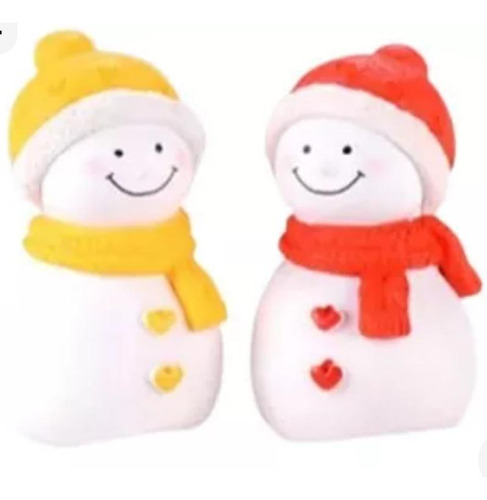 Muñecos De Nieve ( Miniatura) 2uni Figura Juguete Deco