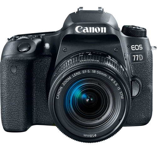 Canon Eos 77d + Zoom Ef-s 18-55mm Is Stm + Memoria | Full Hd