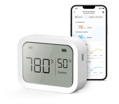 Levoit Sensor Inteligente Humedad Temperatura Higrometro Lcd