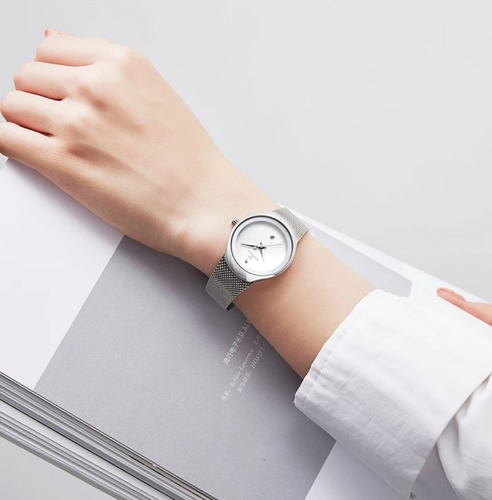 Relogio Naviforce Elegante Luxo Feminino