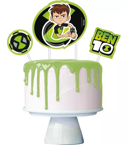 Toppers do Ben 10  Aniversário do ben 10, Festa de aniversário da