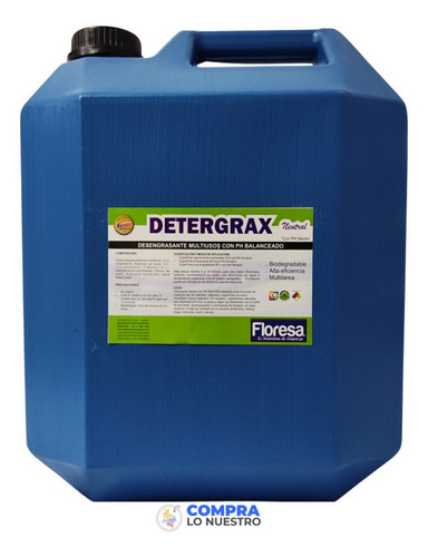 Detergente Desengrasante Multiusos Con Ph Neutro.