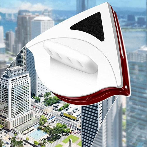 Limpia Vidrio Magnético Triangular Con Respuestos Iman