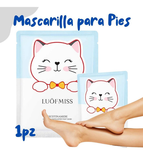 Exfoliante Pie Hidratante Nutritivo Aclarante Mascarilla 1pz