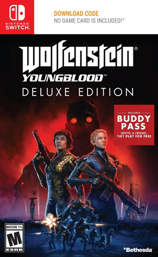 Imagen 1 de 3 de Wolfenstein Youngblood Deluxe Switch Codigo No Trae Tarjeta