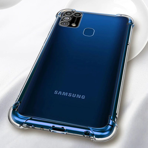 Imagem 1 de 7 de Capa Case Samsung Galaxy M31 Capinha Anti Shock Transparente