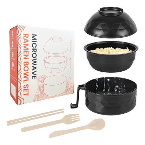 Bowl Para Cocinar Ramen En Microondas Set De 6 Piezas