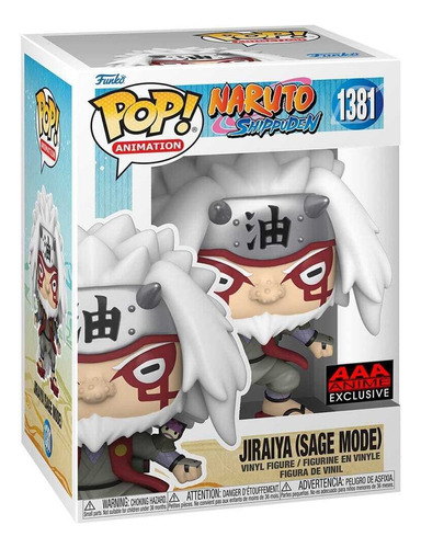 Funko Pop Naruto Shippuden Jiraiya Sage Mode Toad Exclusive