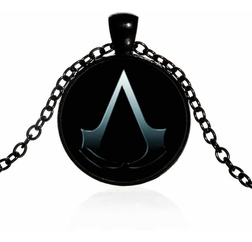 Collar Y Dijes Assassin Creed Cruz Templaria Serpiente Hoja