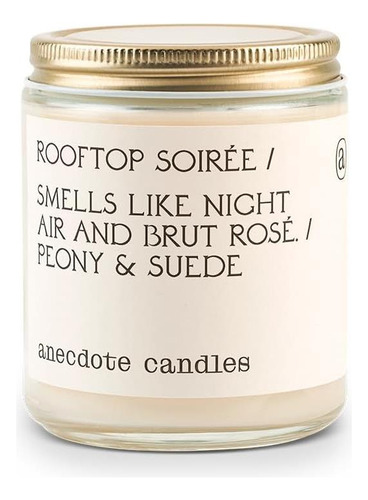 Anecdote Candles Rooftop Soiree Coconut Soy Wax Candel Far |