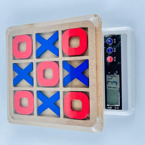 Juego De Madera Toe Tabletop Blocks Estrategia Brain Puzzle
