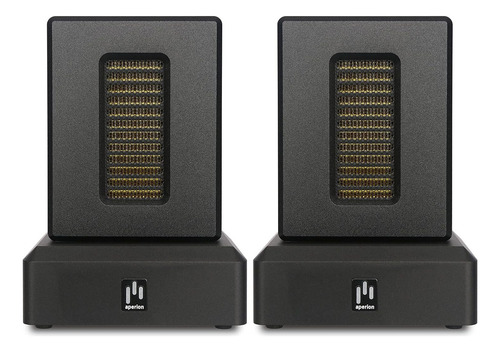 Aperion Audio Par De Altavoces Súper Tweeter Con Cinta De Transformador De Movimiento De Aire Dual Negro DST-2PK-ALU